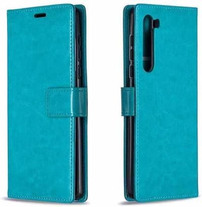 Portemonnee Book Case Hoesje Geschikt voor: Motorola Edge -  turquoise