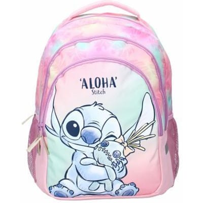 Disney Stitch Wild Energy rugzak met 2 compartimenten Boekentassen en rugzakken