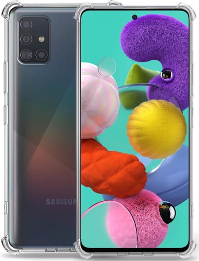 Hoesje geschikt voor Samsung Galaxy A51 - Back Cover Transparant Shockproof