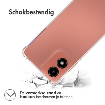 imoshion Hoesje - Geschikt voor Motorola Moto G24 Power - Shockproof Case - Transparant