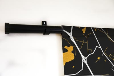 Wandkleed - Wanddoek - Kaart – Stadskaart – Valenciennes - Plattegrond – Frankrijk - 180x180 cm - Wandtapijt