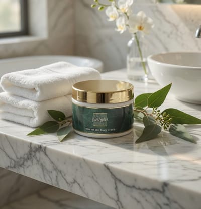 Dode Zee Scrubzout –Eucalyptus- Voor een zachte, gezonde en soepele huid