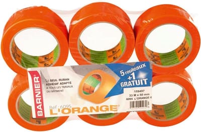 Sterke Oranje Vinyl Plakband - 5 Rollen van 33 Meter - Isolatie en Reparatie