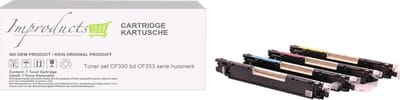 Improducts® Toner - Alternatief Hp 130A HP CF350A, CF351A, CF352A, CF353A multi pack