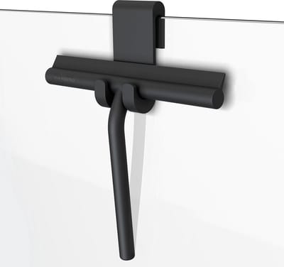 Via Fectio® Douchewisser - Douche Trekker - Mat Zwart - Met Glashaak