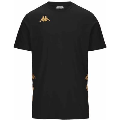 Kappa Giovo T-shirt Met Korte Mouwen Zwart L Man