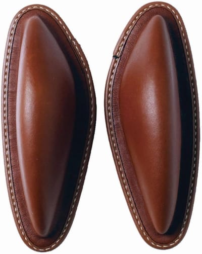 Kniebeschermers Zadel - Zadelbeschermers Paard - Springen en Rijden - Flexibele Pasvorm - 33 x 17.8 x 7.6 cm - Bruin