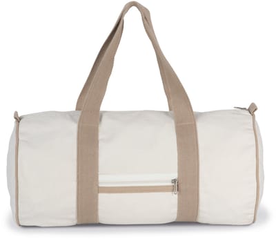 Kimood Gerecyclede duffeltas KI5601 - Ecume / Hemp - One size
