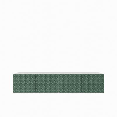 TV-kast Cali 200 (2x100) cm (wit + groen)