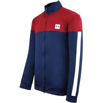 Under Armour Sportstyle Heren Navy/Bourgondië Track Jacket