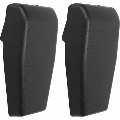 2 STUKS Achterklep Glas Scharnierafdekking 68140033AA Krasbestendig Vervanging Voor JEEP WRANGLER MET JK black