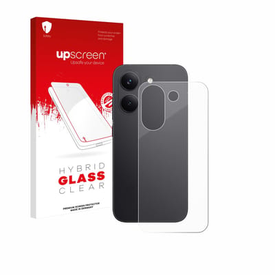 upscreen - Screenprotector voor Xiaomi Poco X8 Pro (Achterkant) - Folie Beschermfolie Beschermglas transparant