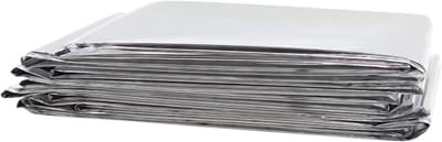 Foliedeken - Reddingsdeken Nooddeken - Buiten Overleven - Reflecterende Warmte - 160x210cm - Zilver