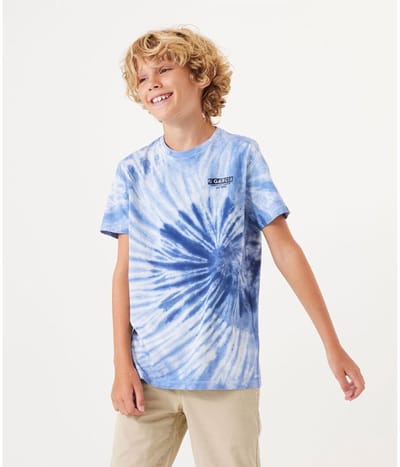 GARCIA Jongens T-shirt Blauw Korte mouw - Maat 128/134