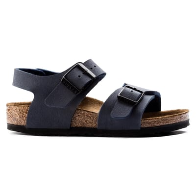 Kindersandalen van nubuckleer Birkenstock New York Birko-Flor