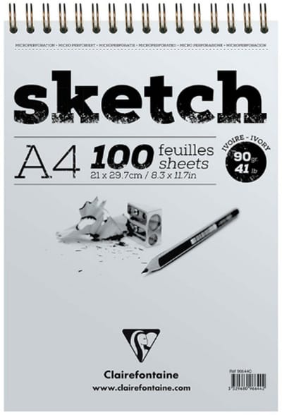 Sketch tekenblok schetsblok A4 ivoor – 100 vel