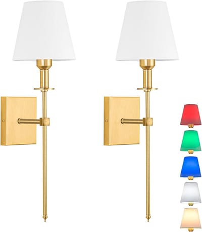 Oplaadbare Wandlamp Met Verstelbare Afstandsbediening - Draadloos USB Wandverlichting voor Slaapkamer en Gang
