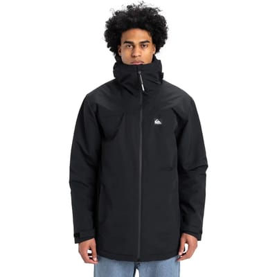 Quiksilver Overcast 3k Parka Zwart XS Man