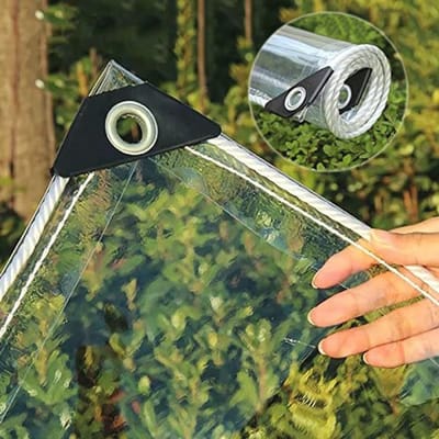 Waterdicht Transparant Zeildoek voor Tuin & Balkon - Duidelijk Dekzeil 1.8×3m