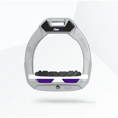 Veiligheidsstijgbeugels Geplaatst Grip Aluminium/Wit/Paarse Kinderen Flex-On Safe-On