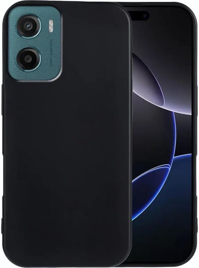 Zwart Dun TPU Hoesje Geschikt voor Motorola Moto G05 | Back Cover | Lichtgewicht | Ultra Dun | Flexibel | Zacht