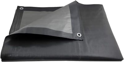 Beschermzeil - Afdekzeil Zeil - Tuin Klussen - UV Bestendig Waterdicht - 4 x 6 Meter - Grijs