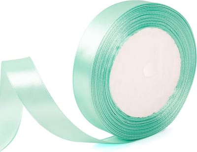 20mm Brede Teal Cadeau Inpaklint, 22m Turquoise Lint voor Cadeaus, Bruiloften, Decoratie en Creatieve Projecten