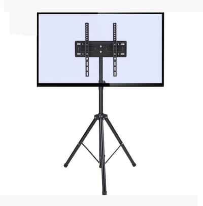 Tripod TV Stand - Vloerstandaard TV - TV Ophangen - Inklapbaar Ontwerp - 32-55 inch - Zwart