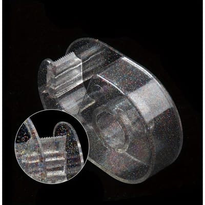 Distributeur de Ruban pour Extensions de Cils, Base en Plastique Porte-Coupe Adhésif, Outils de Greffage de Maquillage, Inodore, Pas d'Électricité ni de Batterie Nécessaire