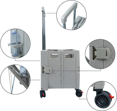 boodschappentrolley - Super compact / boodschappenwagen ,80 kg