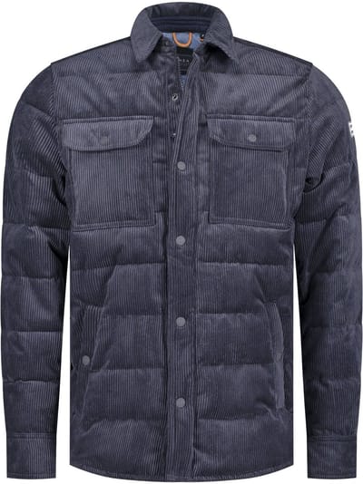 NZA - Blauwe ribcord jas