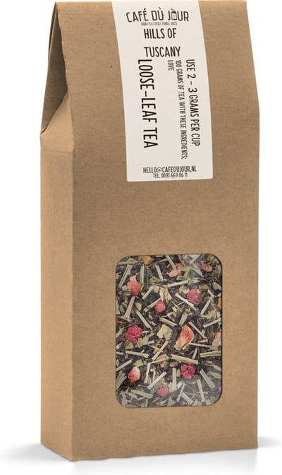Hills of Tuscany - Zwarte thee 100 gram - Café du Jour losse thee