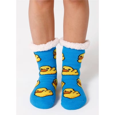 "Ruuber Duck" Sherpa sokken
