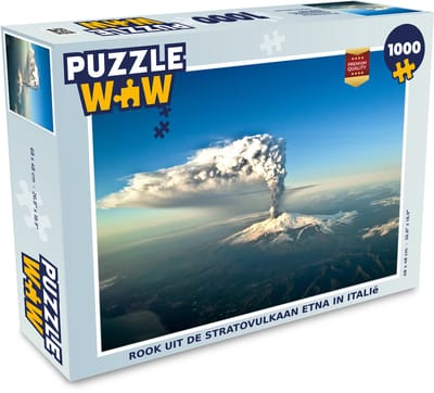 Puzzel Rook uit de stratovulkaan Etna in Italië - Legpuzzel - Puzzel 1000 stukjes volwassenen