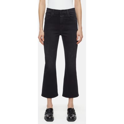 Closed Hi-sun Jeans Dark Grey Size: W25L32 | Flared Outlet | Dames | Zwart