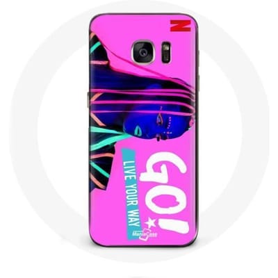 Samsung Galaxy S7 hoesje Achtervolg je dromen Mía Cáceres Go! Leef op jouw manier