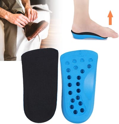Dailygoods- Inlegzolen Verhogend 2-4 cm - Orthopedische Binnenzool - PU Materiaal - Schokdemping - Comfortabele Sport - Afneembare Binnenzool - Verhogende Zolen