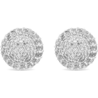 Luxenter Oorbellen met Glimmende Zirkonia zilverkleurige afwerking - Gardsil