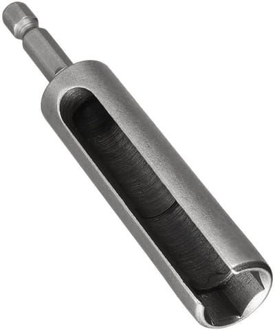 Dailygoods- Moerdriver 12mm - 1/4 inch Snelwisselbare Zeskantschacht - Magnetisch - Chroom-Vanadiumstaal - 4 Inch Lengte - Duurzaam - Moersleutel