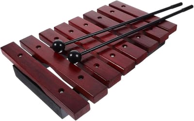 Acht Noot Xylofoon - Percussie Instrument - Muziek Leren - Klassieke Houten Klank - 10x10x10mm - Kleur1