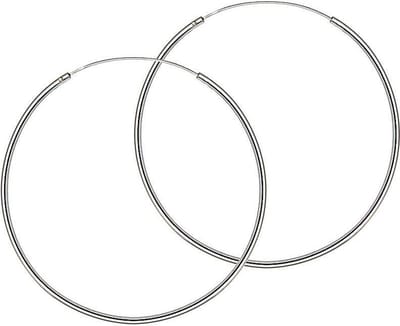 Zilver Hoops 50MM 1,5MM