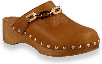 Pedro Miralles Dames Klomp | Cognac | Maat: 40
