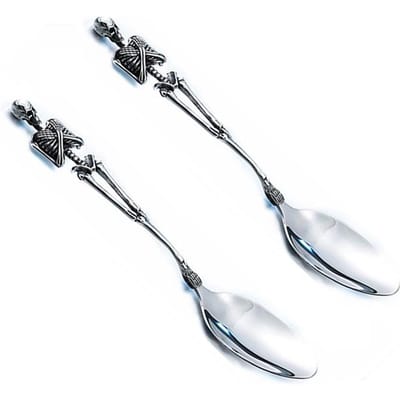 Roestvrij Staal Skelet Diner Vork Lepel Halloween Servies Set Schedel Bestek Feest Schedel Diner Sets Bestek Tafelgerei