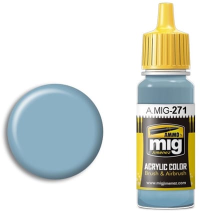AMMO by Mig Jimenez Hobbyverf Acrylverf - MIG 0271 FS35450 Air Superiority Blue - Acryl - 17ml Verf flesje - 17 ml