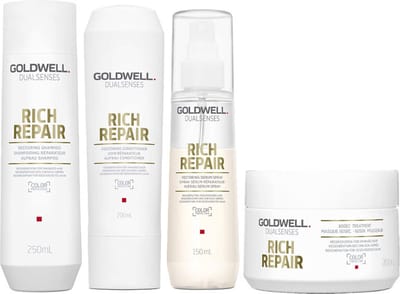 Goldwell Rich Repair Pakket – Droog haar herstel – Shampoo + Masker