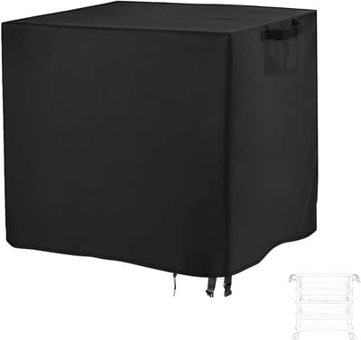 Robuuste Afdekhoes voor Pizzaoven Tafel en Buitenkar - Stof- en Waterdicht - 89x44x81 cm