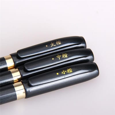 3 Stuks Zwarte Kalligrafie Pen Vloeiender Schrijven 3 Maten Handlettering Pennen voor Kalligrafie Oefenen Schilderen Graffiti black