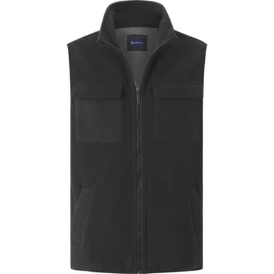 Babista herren Fleecebodywarmer - 48/50 - zwart - Plus Size