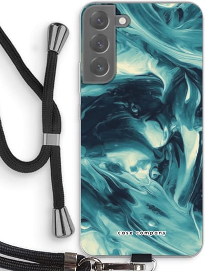 Case Company® - Hoesje met koord geschikt voor Samsung Galaxy S22 Plus hoesje met Koord - Dreaming About Whales - Telefoonhoesje met Zwart Koord - Bescherming aan alle Kanten en Over de Schermrand
