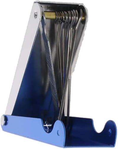 Laskop Cleaner Set - Tip Reiniger - Lassen Onderhoud - 13-in-1 Functie - Metalen Shell - Zilver